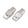 Tarnish Resistant 201 Stainless Steel Watch Band Clasps STAS-P221-22A-P-3