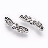 Tibetan Style Alloy Beads TIBEB-1331-AS-LF-2