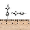 316 Surgical Stainless Steel Micro Pave Cubic Zirconia Pendants LS-STAS-G349-03AS-02-3