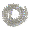 Electroplate Glass Beads Strands X-EGLA-A034-J8mm-L09-3