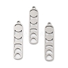 Non-Tarnish 304 Stainless Steel Pendants STAS-C093-01P-1