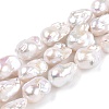 Natural Baroque Pearl Keshi Pearl Beads Strands PEAR-S019-05C-2