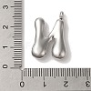 Non-Tarnish 304 Stainless Steel Pendants STAS-M017-08P-15-3