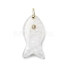 Natural Quartz Crystal Pendants KK-D021-05J-G-1