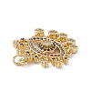 Brass Colorful Cubic Zirconia Pendants KK-E068-VA209-2-3