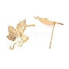 SHEGRACE Brass Stud Earring Findings XGRQ64513-861G-2