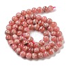 Natural Argentina Rhodochrosite Beads Strands G-D864-14-6mm-A-5