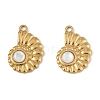 304 Stainless Steel Pendants STAS-P396-02G-02-1