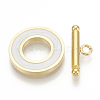 201 Stainless Steel Toggle Clasps STAS-T037-06-G-2