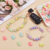 200pcs Opaque Acrylic Beads MACR-SP0001-45-4