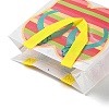 Summer Beach Theme Printed Flip Flops Non-Woven Reusable Folding Gift Bags with Handle ABAG-F009-E02-3