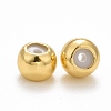 Rack Plating Brass Beads KK-C237-03C-2