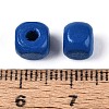 Spray Painted Wooden Beads WOOD-P021-01A-04-3