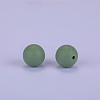 Round Silicone Focal Beads SI-JX0046A-104-2