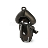 Halloween Brass Enamel Pendants KK-F915-01G-B-2