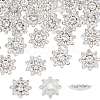 Fingerinspire 40Pcs Flower Rhinestone Cabochon FIND-FG0003-22-1