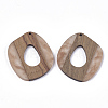 Resin & Walnut Wood Pendants RESI-S358-51-2