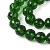 Transparent Glass Bead Strands GLAA-R095-8mm-29-3