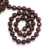Natural White Jade Bead Strands G-R346-8mm-19-2