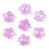 Cellulose Acetate(Resin) Bead Caps KK-S161-03E-1
