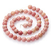 2 Strands Natural Rhodochrosite Beads Strands G-GO0001-11B-3