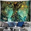 UV Reactive Blacklight Trippy Polyester Wall Hanging Tapestry LUMI-PW0004-069B-04-1