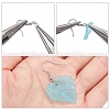 Autumn Theme Transparent Frosted Acrylic Pendants X-PAF002Y-27-4