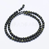 Natural Serpentine/Green Lace Stone Beads Strands X-G-P345-01-4mm-2