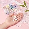 333Pcs 12 Style Spray Painted Acrylic Beads MACR-YW0001-52-7