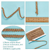 10M Braided Burlap Ribbon OCOR-GO0001-16E-3