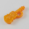 Opaque Solid Color Acrylic Violin Pendants SACR-R608-M-2