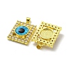 Golden Brass Pendants KK-L209-006G-03-2