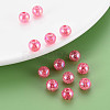 Transparent Crackle Acrylic Beads MACR-S373-66-L02-7