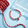 10M Ethnic Style Nylon Braided String NWIR-BC0001-02B-4