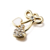 Alloy Enamel Pendants FIND-H066-04G-2