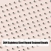 304 Stainless Steel Round Seamed Beads STAS-YW0001-84-5