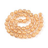Handmade Gold Foil Glass Beads LAMP-C004-03G-4