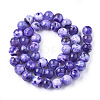 Natural Fire Crackle Agate Beads Strands X-G-S346-8mm-20-2