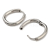 Tarnish Resistant Stainless Steel Hoop Earrings X-EJEW-P232-02P-2