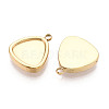 304 Stainless Steel Connector Cabochon Settings STAS-N115-37G-2