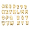Brass Slide Charms KK-E802-33G-1
