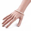 Grade A Natural Pearl Beaded Bracelets with Brass Spring Ring Clasps for Women BJEW-JB08037-3