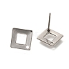 Anti-Tarnish 304 Stainless Steel Stud Earring Findings STAS-F311-17P-1