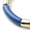 Acrylic Curved Tube Beaded Stretch Bracelet for Women BJEW-JB08438-04-4
