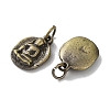 Tibetan Style Brass Pendants KK-M284-17AB-2