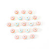 50Pcs Transparent Stripe Resin Beads RESI-YW0001-02D-5