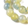 Dyed Natural White Jade Beads Strands G-T138-8mm-210-6-3