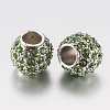 Alloy Rhinestone European Beads PALLOY-F200-03C-2