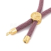 Nylon Cords Bracelet Makings Fit for Connector Charms AJEW-P116-01G-27-3