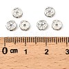 Brass Rhinestone Spacer Beads X-RB-A014-Z5mm-01S-2